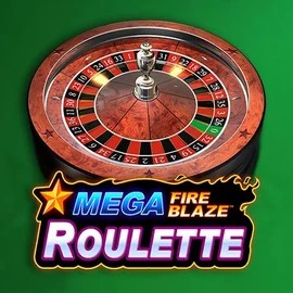 Mega Fire Blaze Roulette online game logo by Playtech on au-wildhub.com